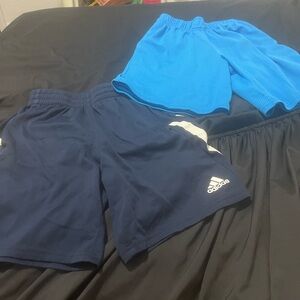 Adidas Kids Shorts Set in Navy and Bright Blue